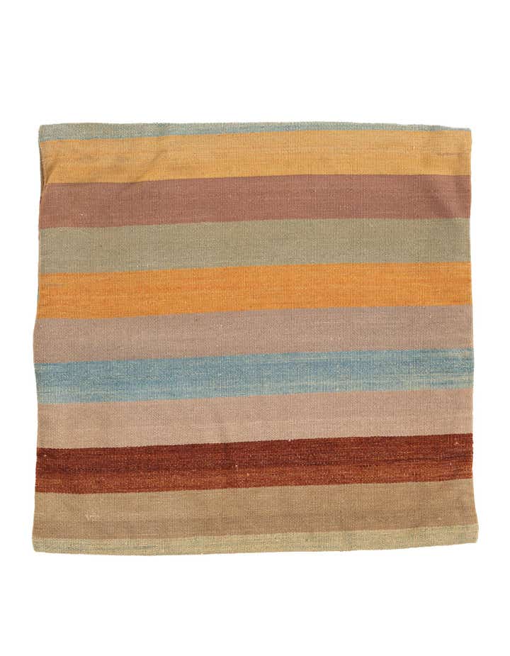 2' 5 x 2' 6 Hand Woven Pillow Wool Square Rug