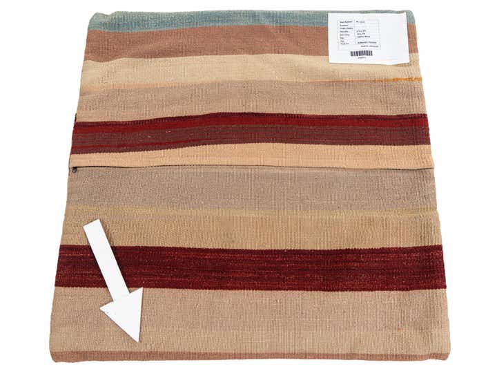 2' 5 x 2' 6 Hand Woven Pillow Wool Square Rug