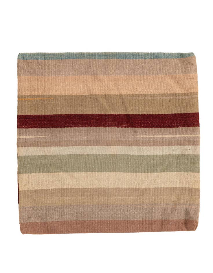 Detail image of 2' 5 x 2' 6 Hand Woven Pillow Wool Square Rug