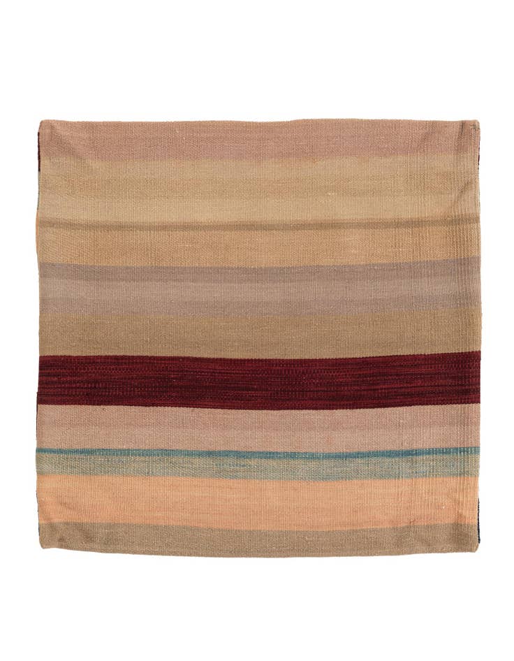 Detail image of 2' 5 x 2' 6 Hand Woven Pillow Wool Square Rug