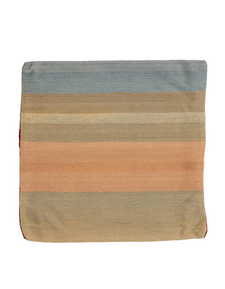 Detail image of 2' 4 x 2' 4 Hand Woven Pillow Wool Square Rug