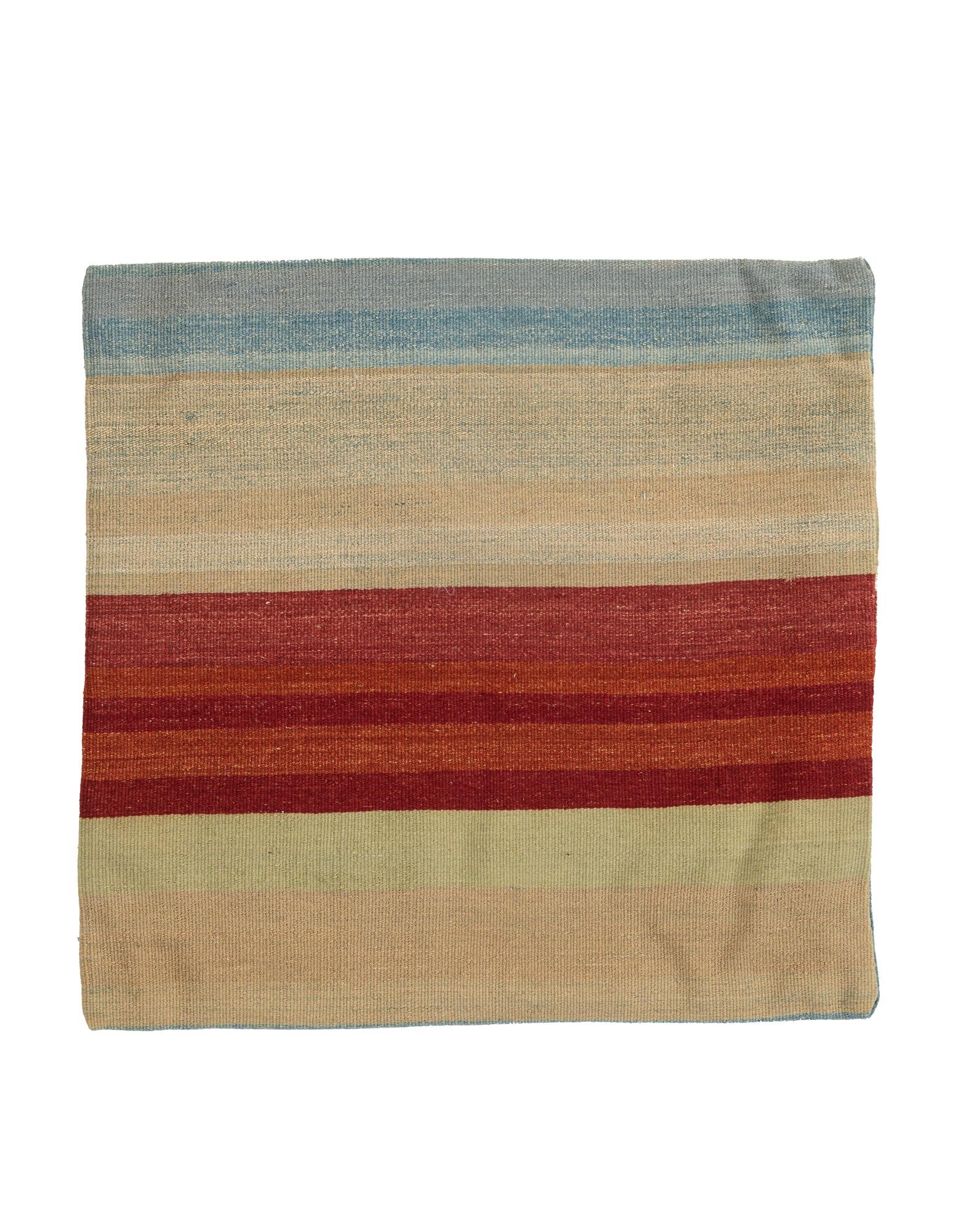 2' 4 x 2' 5 Hand Woven Pillow Wool Square Rug