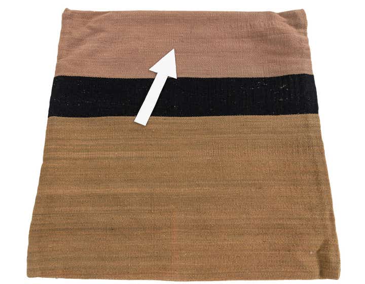 2' 4 x 2' 5 Hand Woven Pillow Wool Square Rug