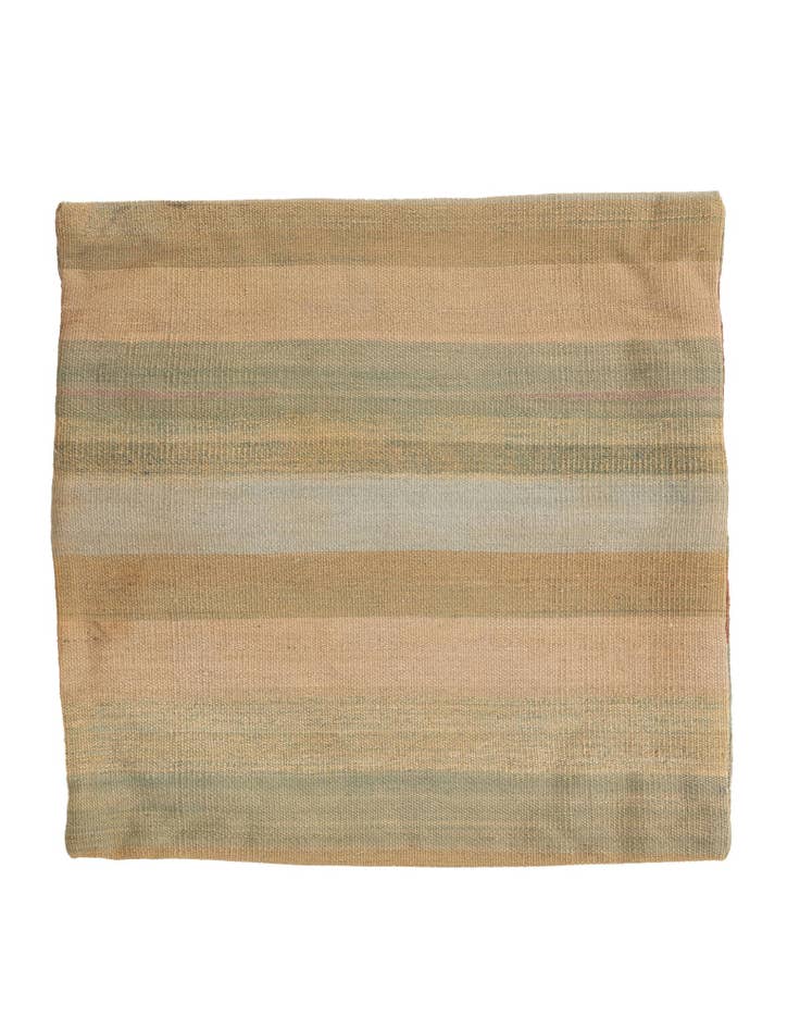 Detail image of 2' 5 x 2' 5 Hand Woven Pillow Wool Square Rug