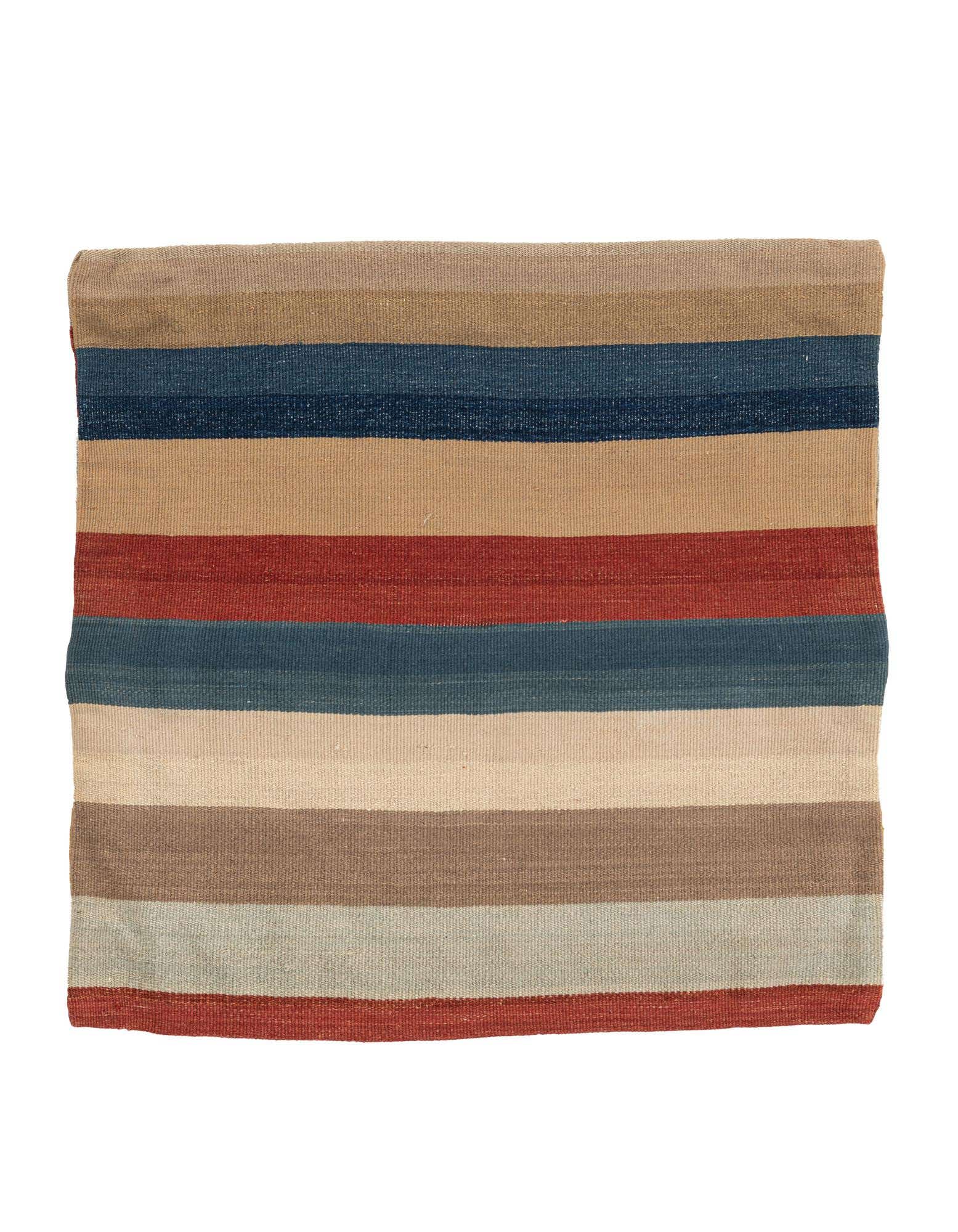 2' 5 x 2' 5 Hand Woven Pillow Wool Square Rug