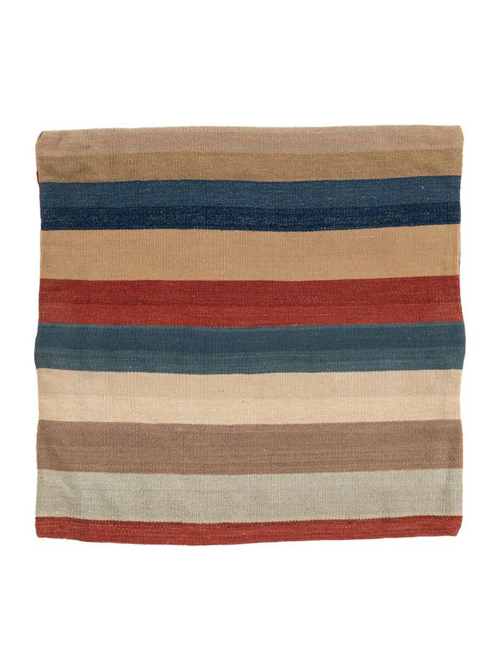 2' 5 x 2' 5 Hand Woven Pillow Wool Square Rug