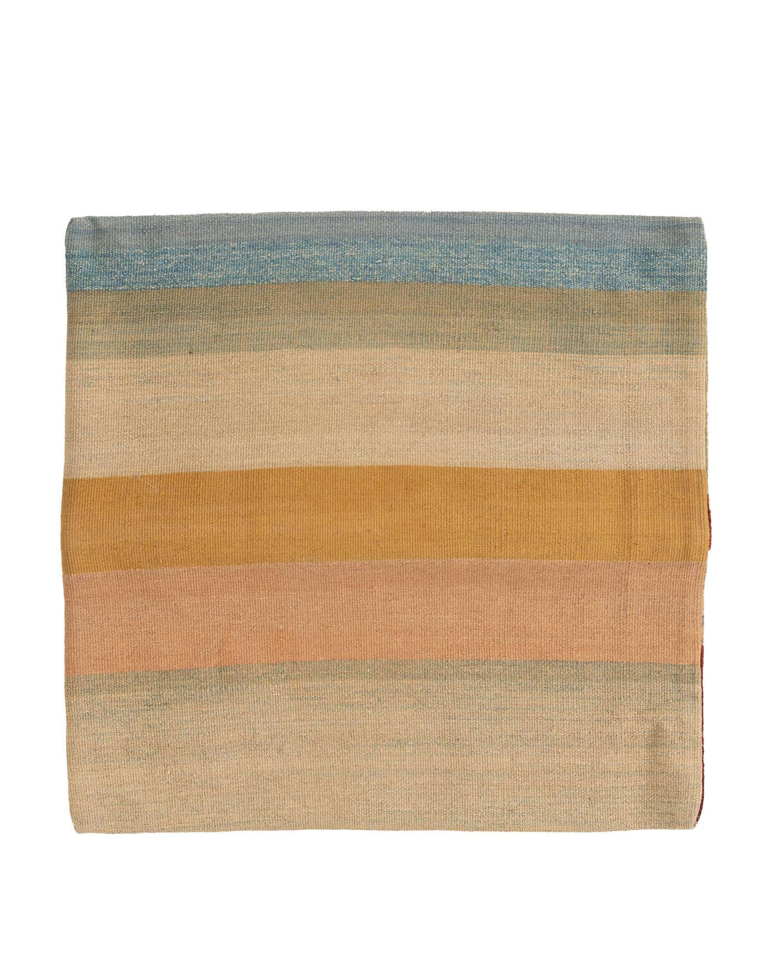 2' 4 x 2' 5 Hand Woven Pillow Wool Square Rug