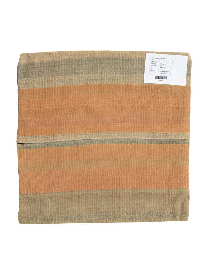 2' 5 x 2' 5 Hand Woven Pillow Wool Square Rug
