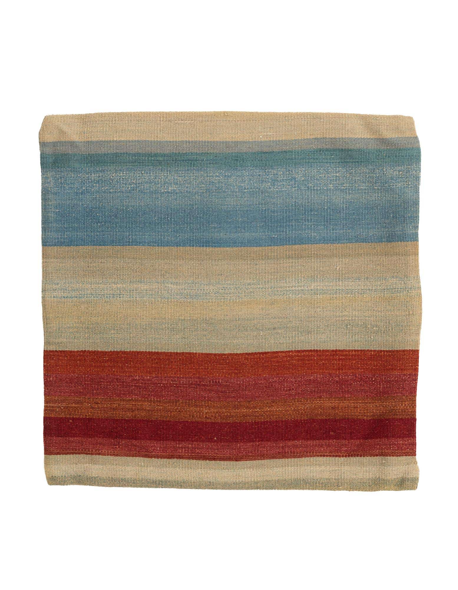 2' 5 x 2' 5 Hand Woven Pillow Wool Square Rug