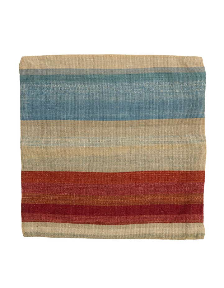 2' 5 x 2' 5 Hand Woven Pillow Wool Square Rug