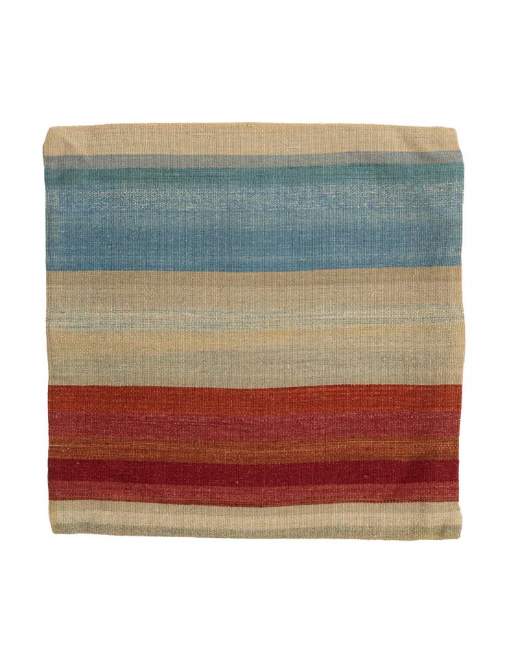 Detail image of 2' 5 x 2' 5 Hand Woven Pillow Wool Square Rug
