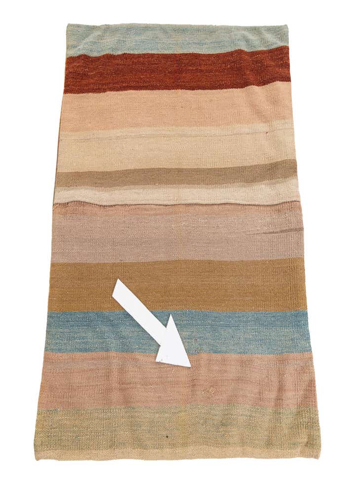 2' 5 x 2' 6 Hand Woven Pillow Wool Square Rug