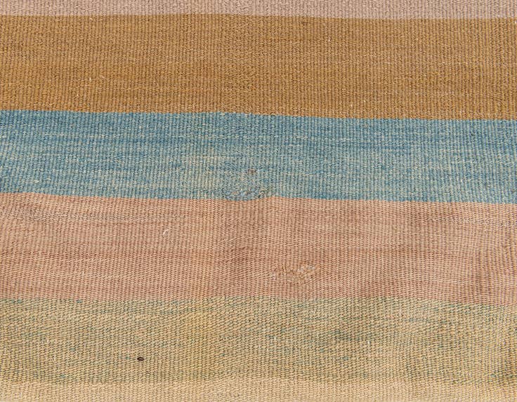 Detail image of 2' 5 x 2' 6 Hand Woven Pillow Wool Square Rug