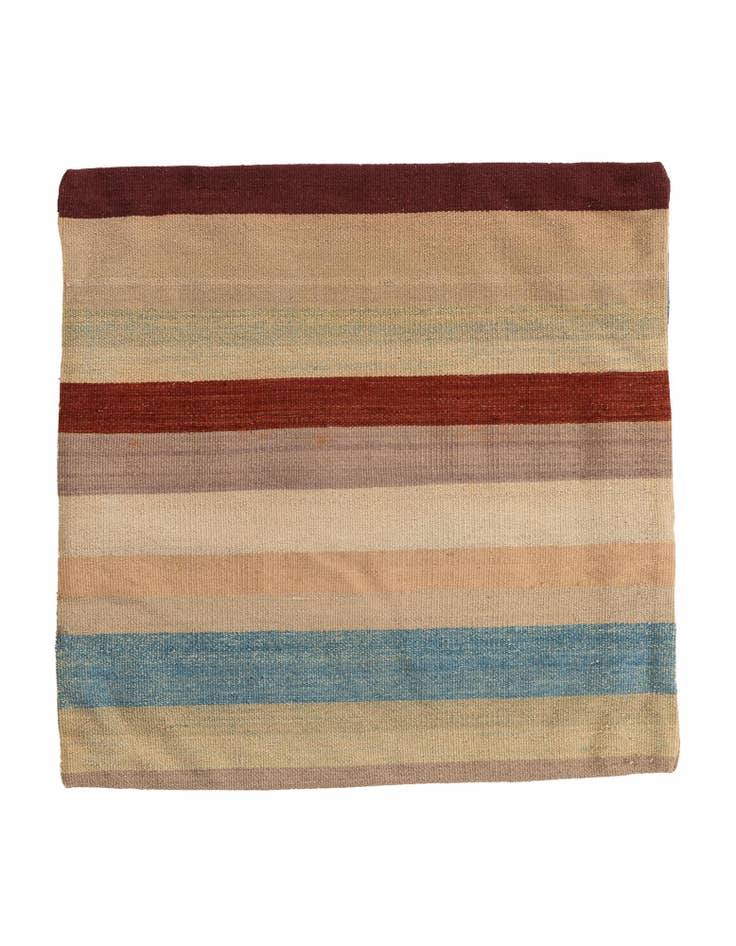 Detail image of 2' 5 x 2' 5 Hand Woven Pillow Wool Square Rug
