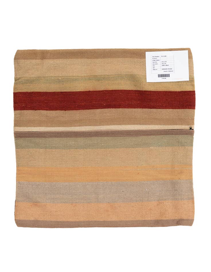 Detail image of 2' 5 x 2' 5 Hand Woven Pillow Wool Square Rug