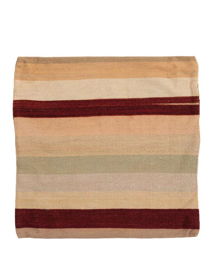 2' 5 x 2' 5 Hand Woven Pillow Wool Square Rug