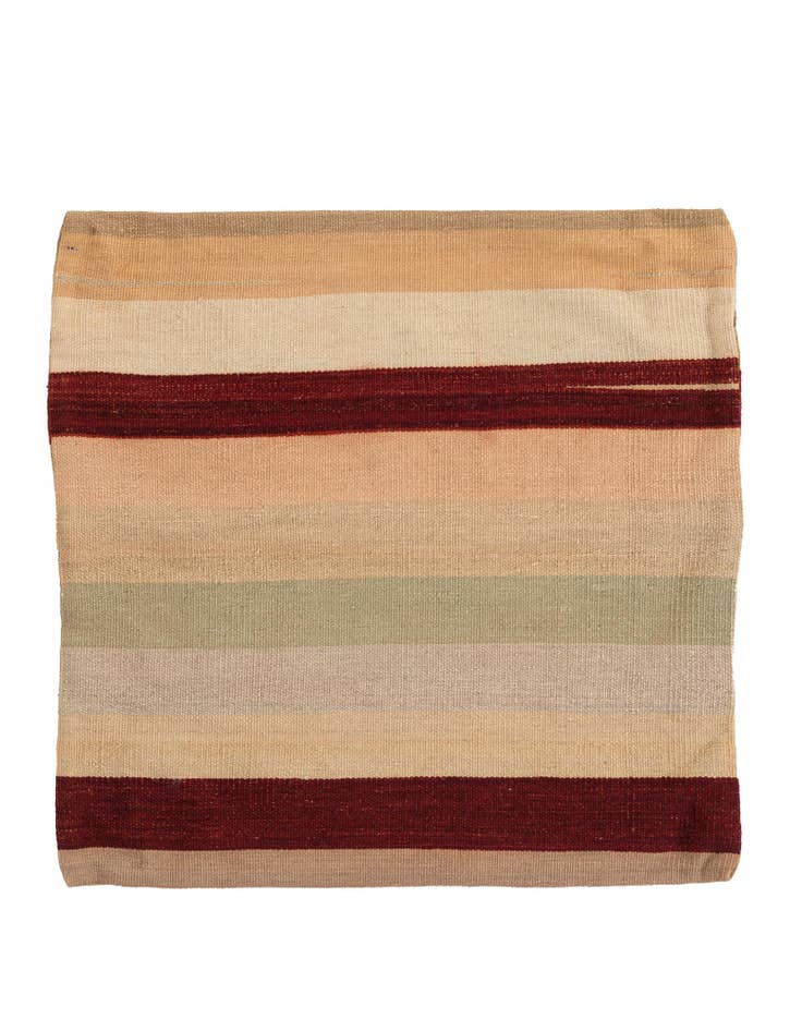 Detail image of 2' 5 x 2' 5 Hand Woven Pillow Wool Square Rug