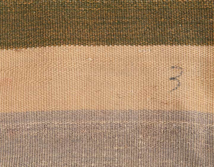 3' x 3' 1 Hand Woven Pillow Wool Square Rug