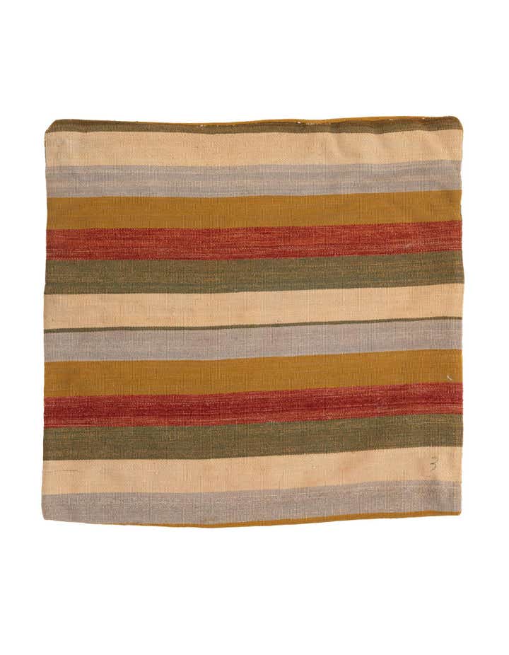 3' x 3' 1 Hand Woven Pillow Wool Square Rug
