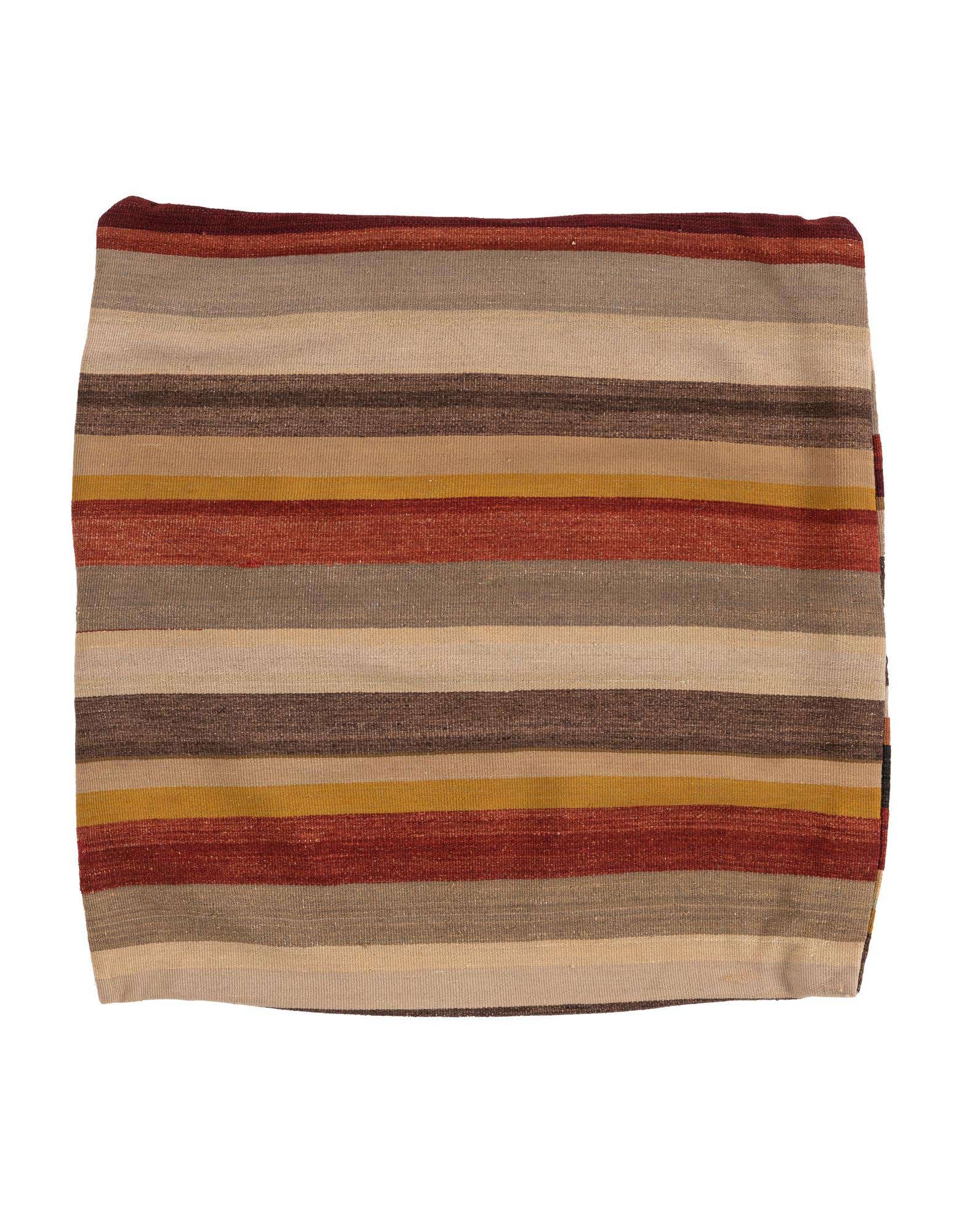 3' 1 x 3' 1 Hand Woven Pillow Wool Square Rug