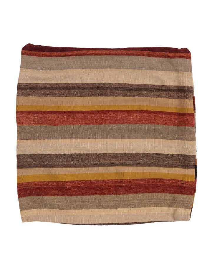 3' 1 x 3' 1 Hand Woven Pillow Wool Square Rug