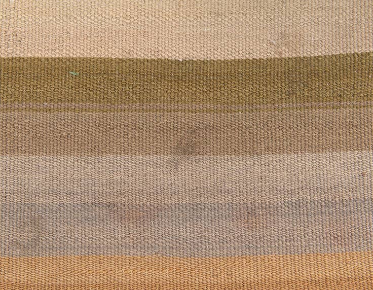 Detail image of 3' 3 x 3' 3 Hand Woven Pillow Wool Square Rug