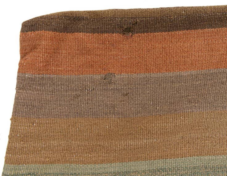 Detail image of 2' 7 x 3' 3 Hand Woven Pillow Wool Square Rug