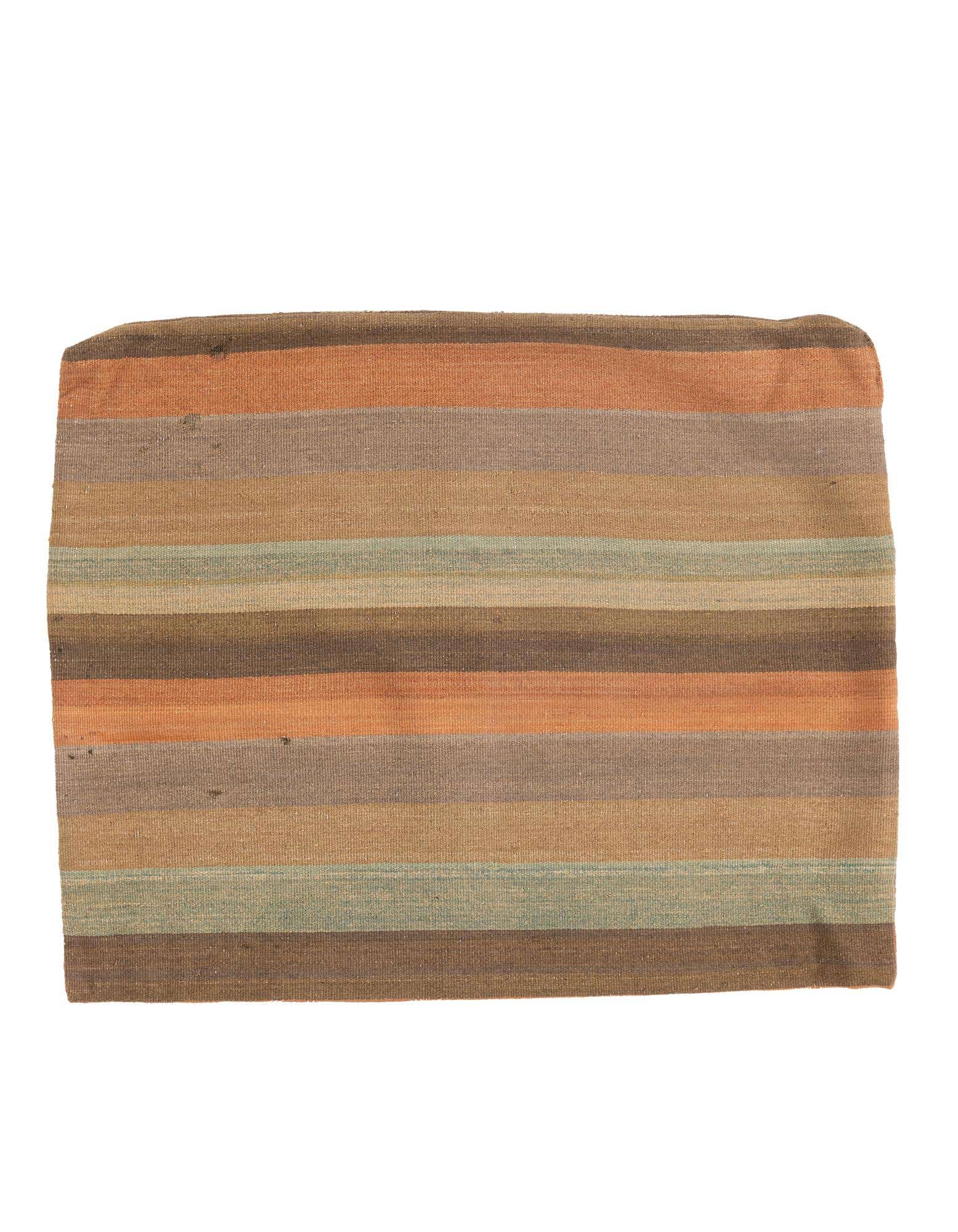 2' 7 x 3' 3 Hand Woven Pillow Wool Square Rug