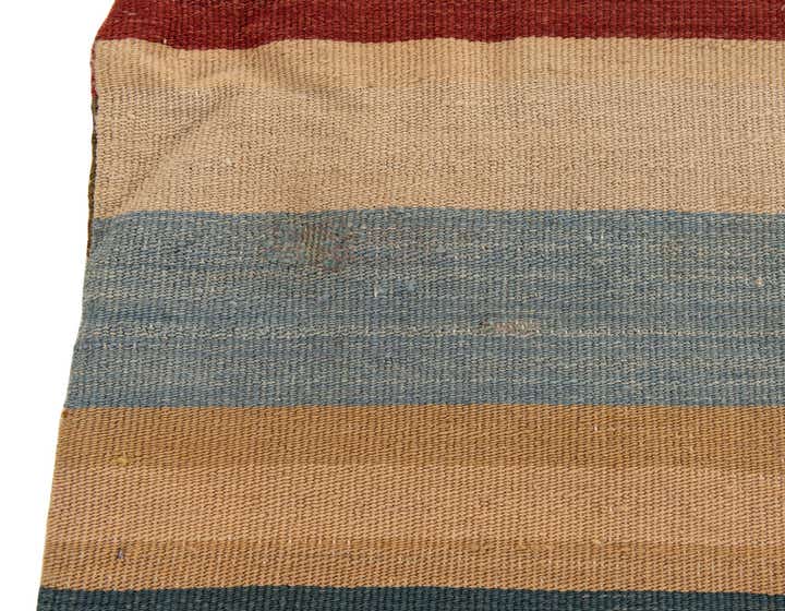 3' 3 x 3' 3 Hand Woven Pillow Wool Square Rug