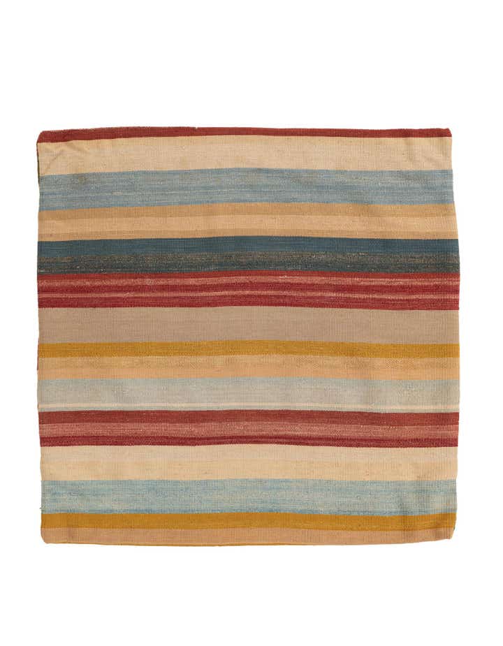 3' 3 x 3' 3 Hand Woven Pillow Wool Square Rug