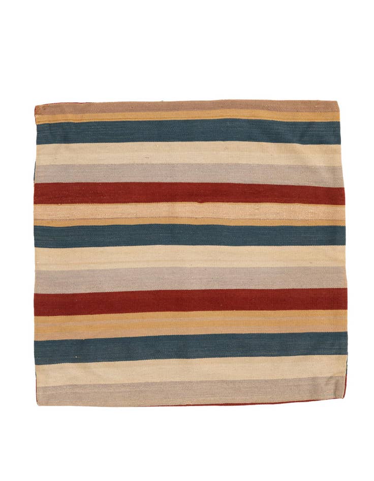 Detail image of 3' 3 x 3' 4 Hand Woven Pillow Wool Square Rug