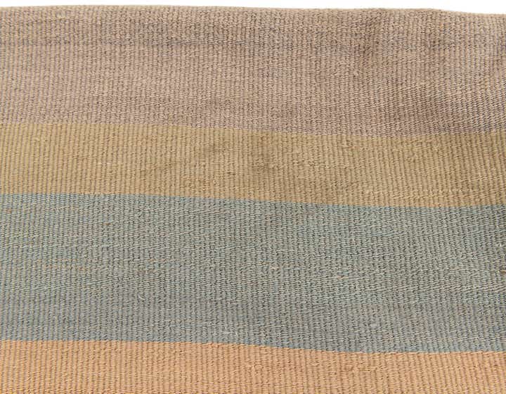 3' 2 x 3' 4 Hand Woven Pillow Wool Square Rug