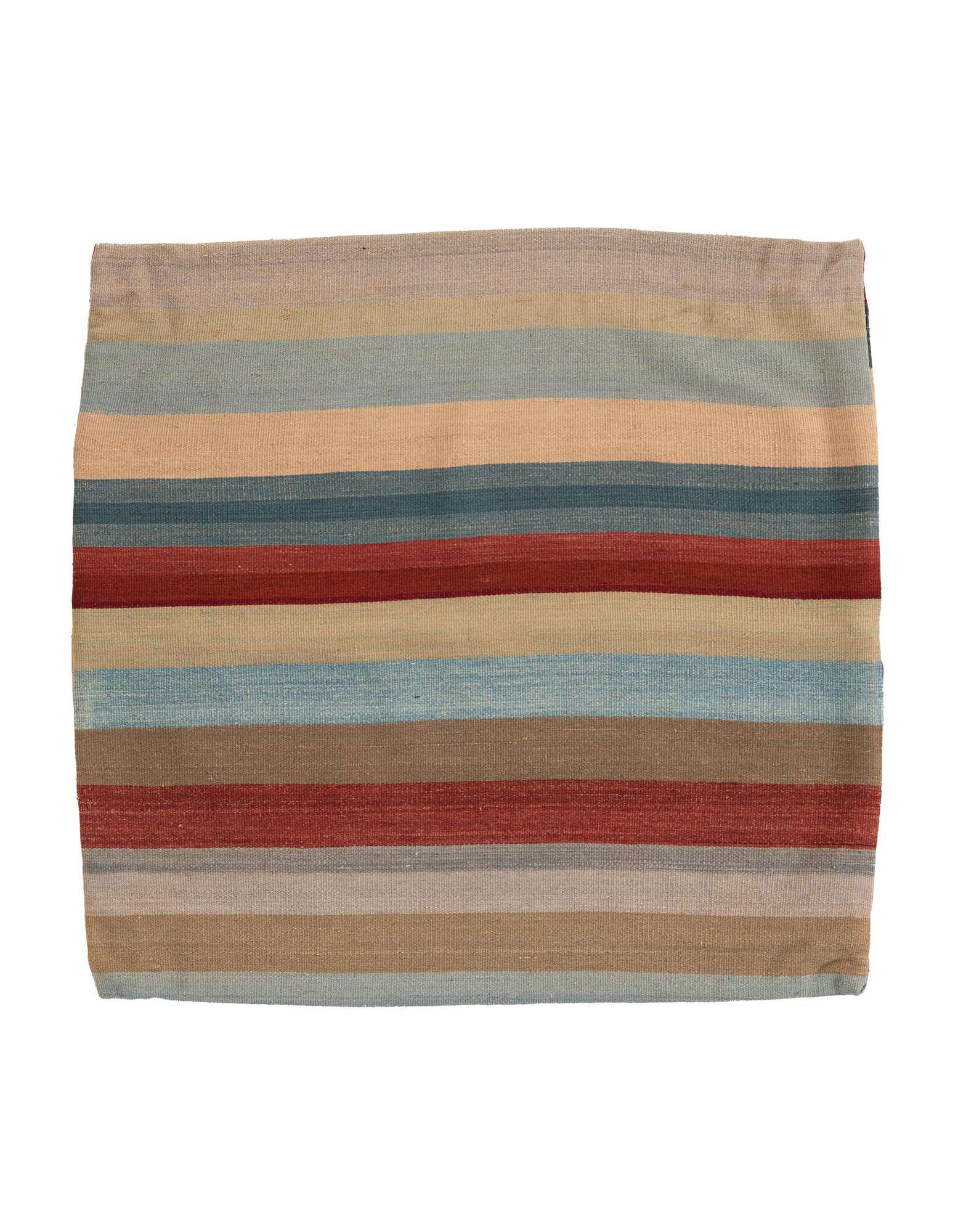 3' 2 x 3' 4 Hand Woven Pillow Wool Square Rug