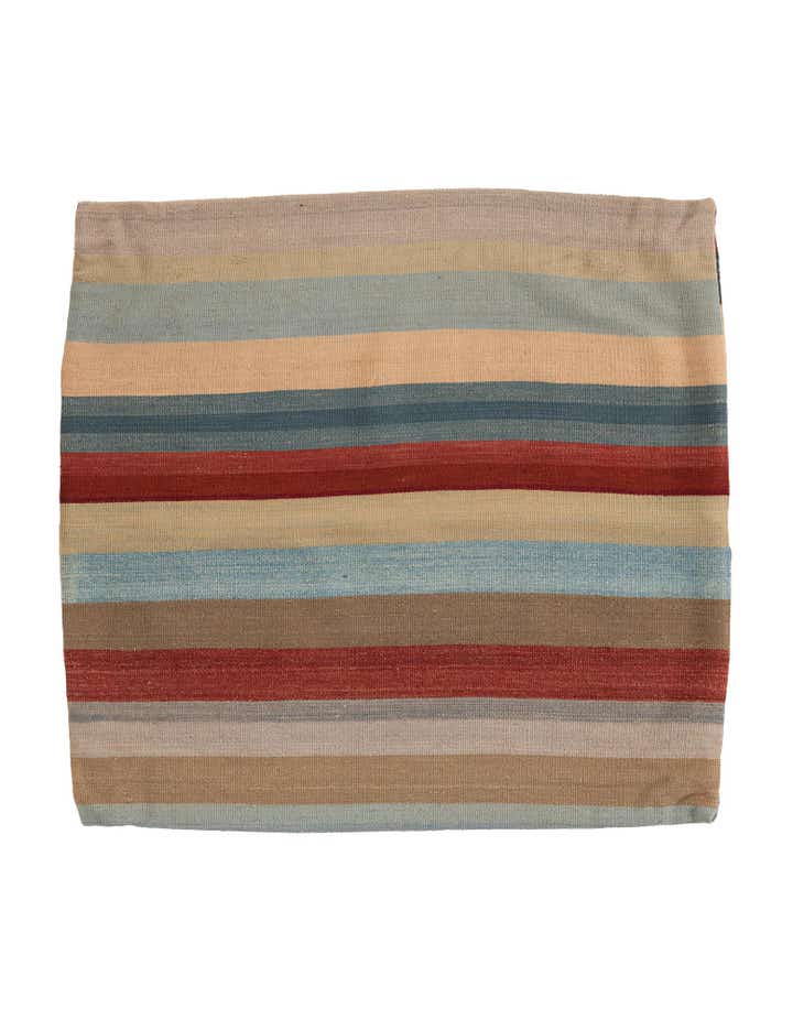 3' 2 x 3' 4 Hand Woven Pillow Wool Square Rug