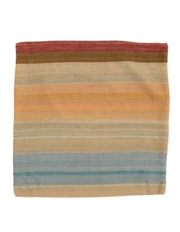 3' 3 x 3' 3 Hand Woven Pillow Wool Square Rug