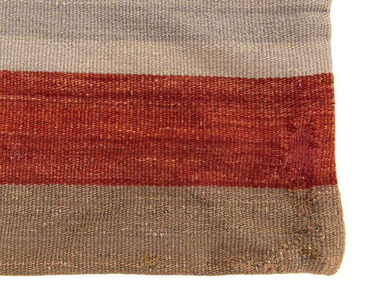 Detail image of 3' 2 x 3' 2 Hand Woven Pillow Wool Square Rug