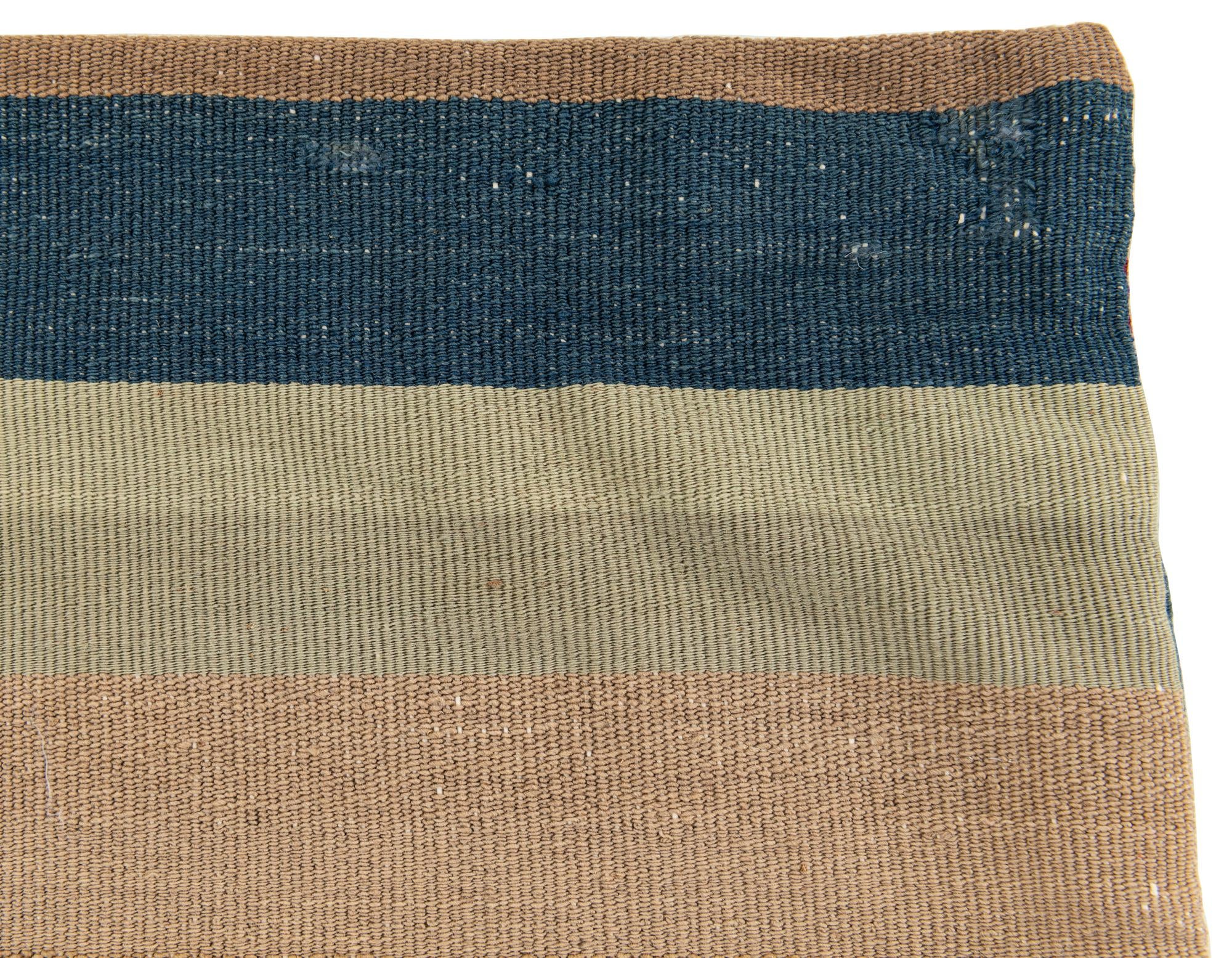 3' 2 x 3' 3 Hand Woven Pillow Wool Square Rug