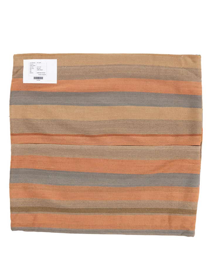 3' 2 x 3' 3 Hand Woven Pillow Wool Square Rug