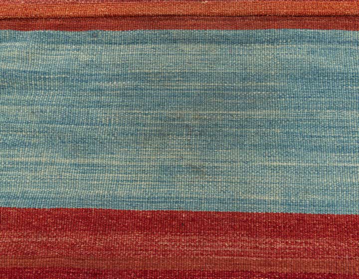 3' 2 x 3' 3 Hand Woven Pillow Wool Square Rug