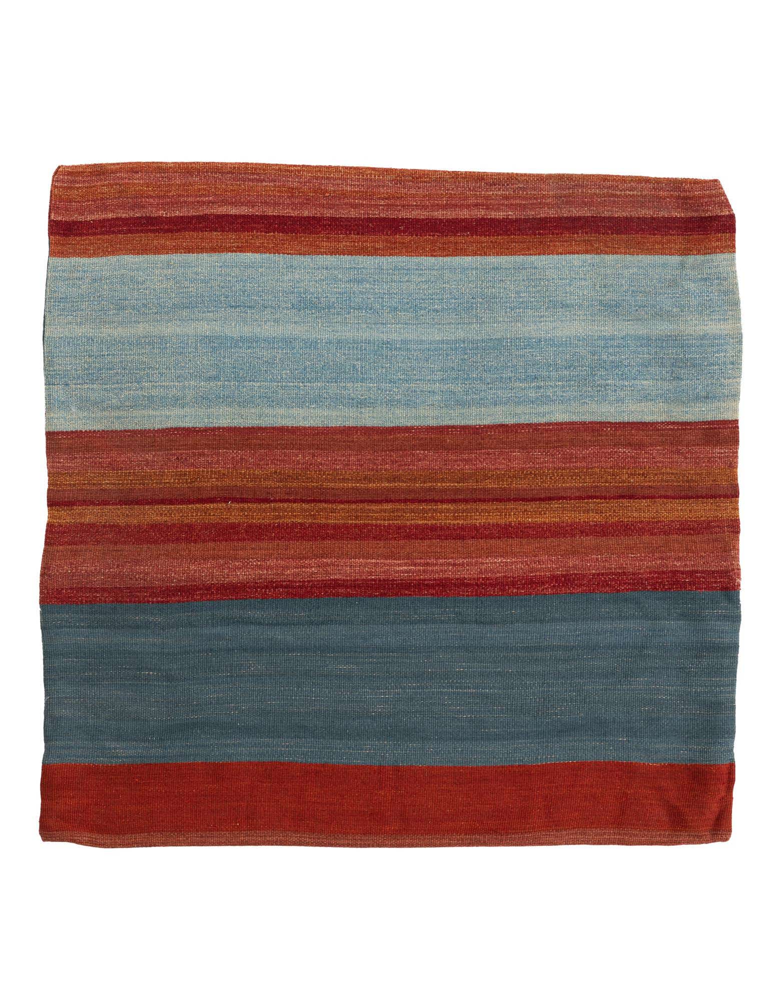 3' 2 x 3' 3 Hand Woven Pillow Wool Square Rug