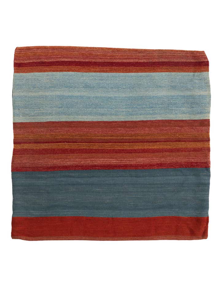 3' 2 x 3' 3 Hand Woven Pillow Wool Square Rug
