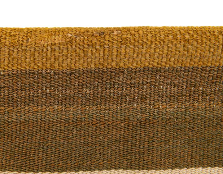 3' 2 x 3' 3 Hand Woven Pillow Wool Square Rug