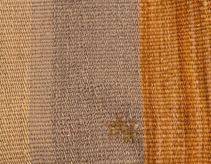 Detail image of 1' 6 x 1' 6 Hand Woven Pillow Wool Square Rug