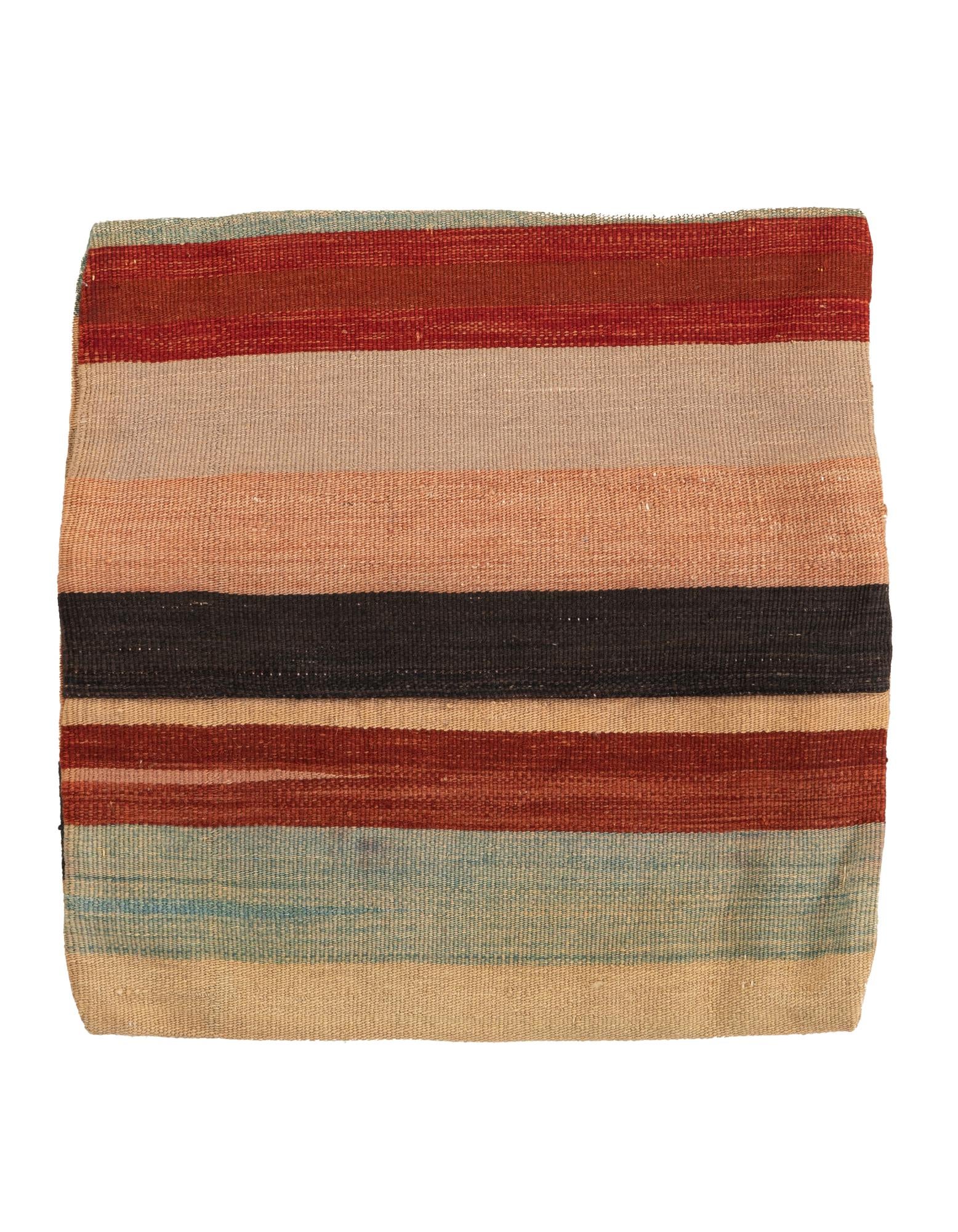 1' 7 x 1' 7 Hand Woven Pillow Wool Square Rug