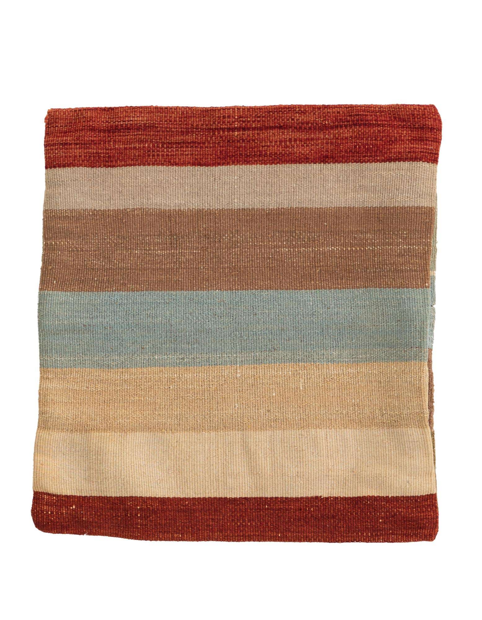 1' 5 x 1' 6 Hand Woven Pillow Wool Square Rug
