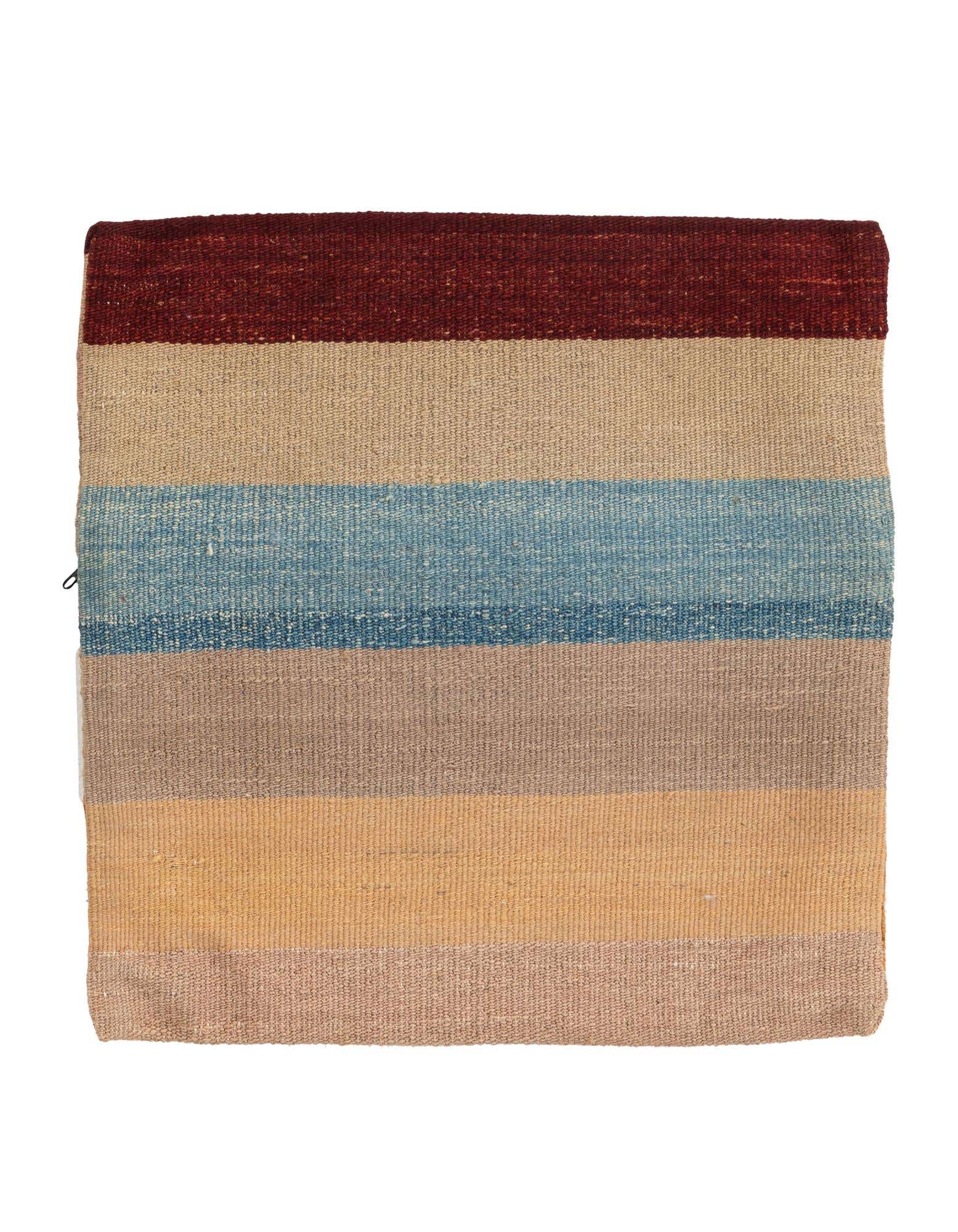 1' 6 x 1' 6 Hand Woven Pillow Wool Square Rug
