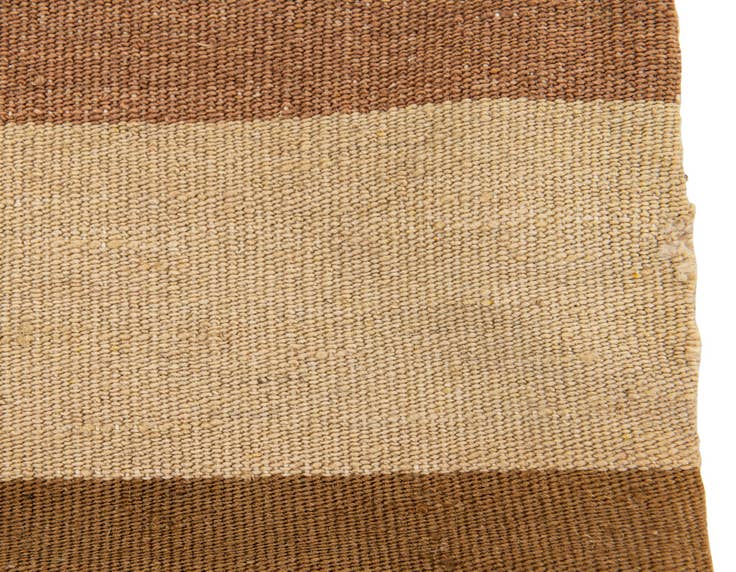 Detail image of 1' 5 x 1' 6 Hand Woven Pillow Wool Square Rug