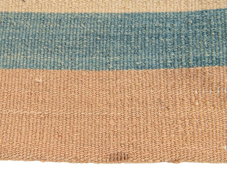 Detail image of 1' 4 x 1' 6 Hand Woven Pillow Wool Square Rug