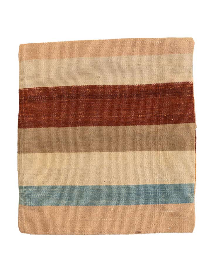 1' 4 x 1' 6 Hand Woven Pillow Wool Square Rug