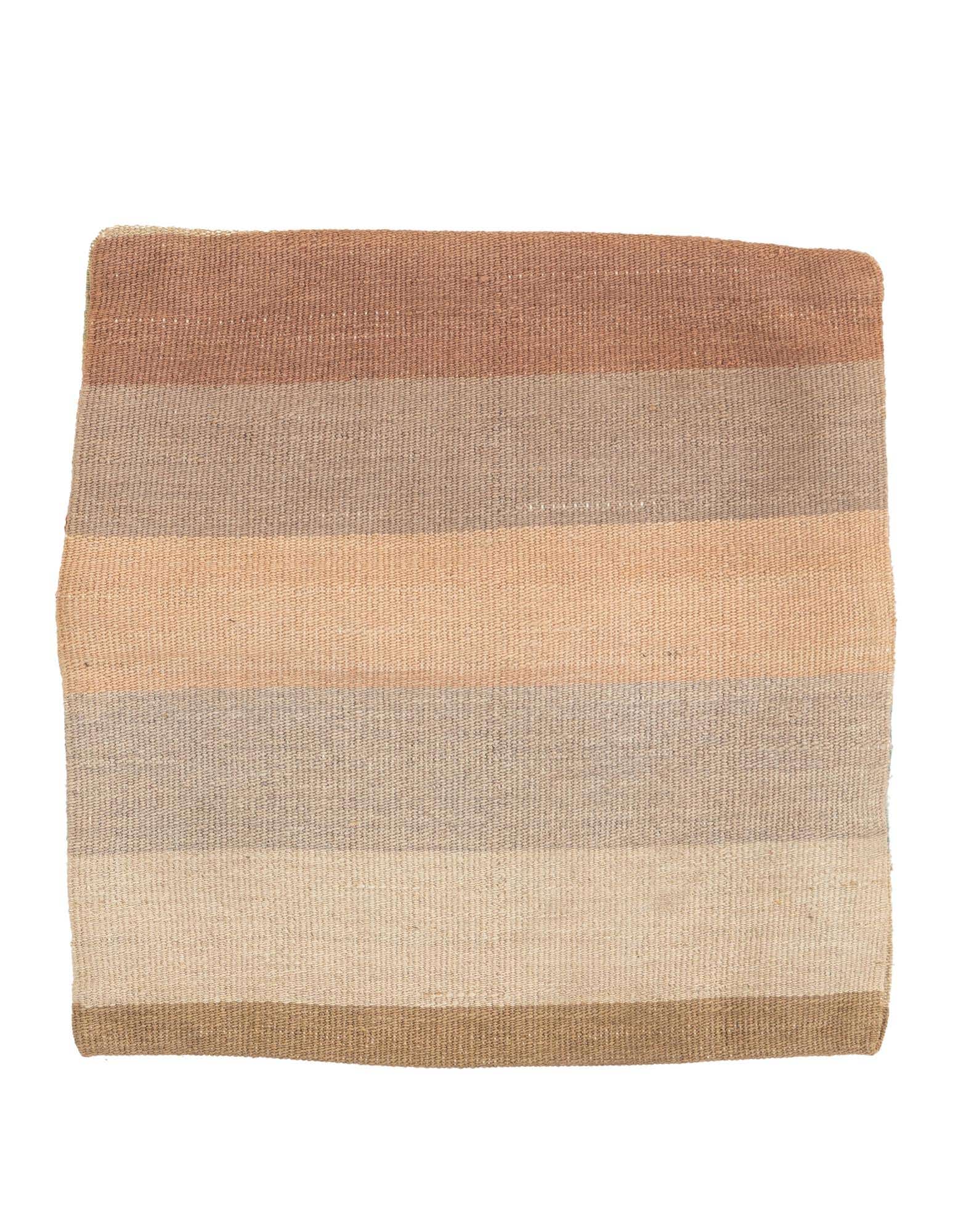 1' 5 x 1' 5 Hand Woven Pillow Wool Square Rug